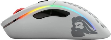 Myszka bezprzewodowa GLORIOUS Model D Biały 69g Matte White Gaming Mouse
