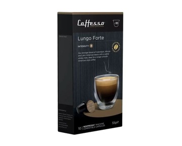Caffesso Lungo Forte 10 szt kapsułek kawy kompatyb. z ekspresami Nespresso