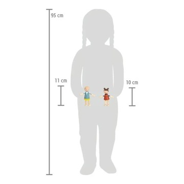 Семья деревянных кукол Small Foot 3+.