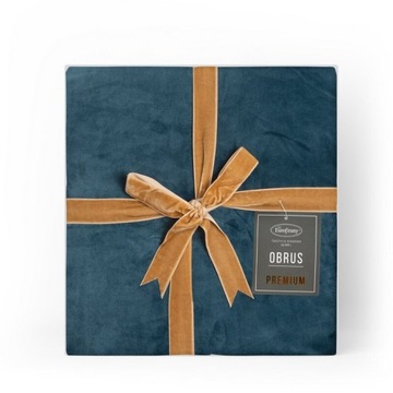 Скатерть 145х260см, темно-синяя