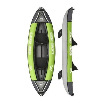 Надувной каяк Aqua Marina Laxo 320 -12,6 серый/зеленый