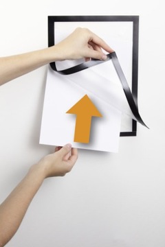 Рамка А3, магнитная, отрывающаяся, Durable Duraframe, черная, 1 шт.