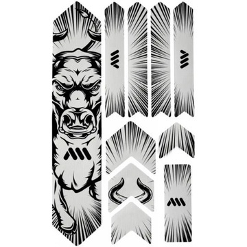 Защитная крышка наклейки для рамы MTB велосипеда AMS - Bull