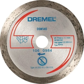 B2 DREMEL DSM20 diamentowa tarcza tnąca do płytek