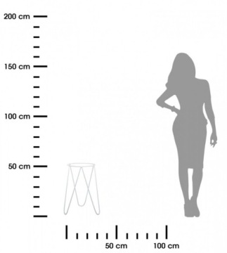 Геометрическая скандинавская подставка для цветов, подставка для цветов, 45 см, белый металл LOFT