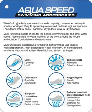 Пляжные туфли Aquaspeed TEGU (цвет 46) - 36