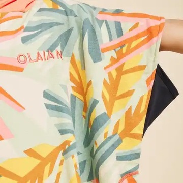 Детское пляжное пончо Olaian 550 Jungle