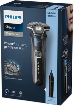 Беспроводная бритва для влажной и сухой уборки Philips + триммер S5889/11
