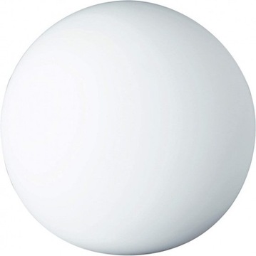 Lampa stołowa nocna szklana biała kula nowoczesna do sypialni 20 cm RL