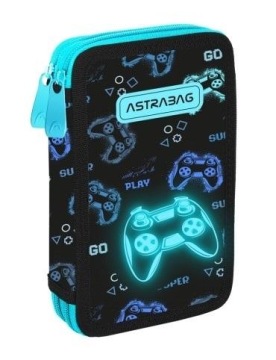 Пенал подвійний без наповненням ASTRABAG GO PLAYING ASTRA