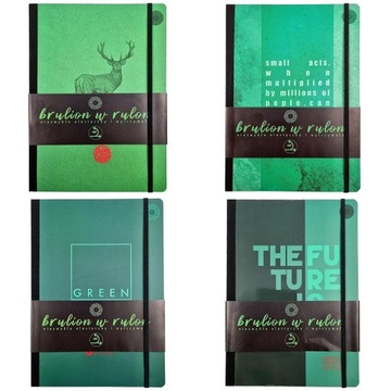 Brulion B5/96K kratka Flexi Think Green (10szt)