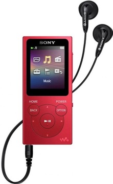 MP3 Sony walkman czerwona 8GB NW-E394B odtwarzacz