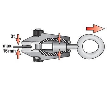 САМОЗЖИМНЫЙ ЗАЖИМ ДЛЯ ЛИСТОВОГО МЕТАЛЛА