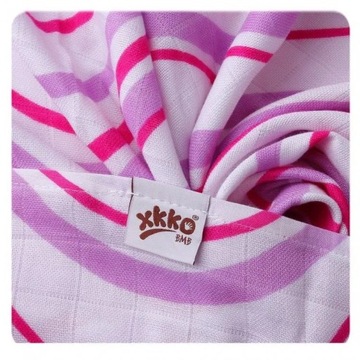 XKKO BMB Hearts&Waves бамбуковый подгузник 70x7