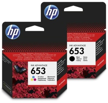 Чернила HP 653 BK+KOL Advantage 6000, 6075, Advantage 6400, Advantage 6475
