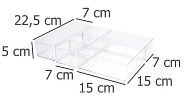 Контейнер для косметики и украшений Ванная комната Органайзер-ящик 30х22 см