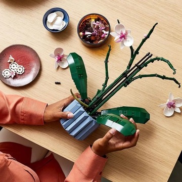 LEGO ICONS 10311 zestaw konstrukcyjny z rośliną kwiat Orchidea na prezent