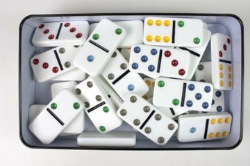 Domino klasyczne w puszce Tactic