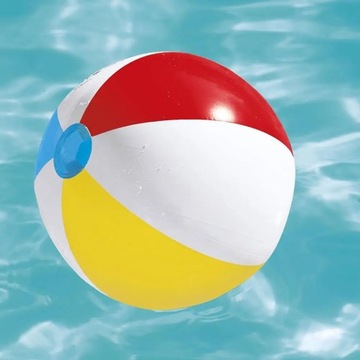 PIŁKA PLAŻOWA DMUCHANA BESTWAY KOLOROWA DUŻA 61 cm