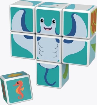 МАГНИТНЫЕ БЛОКИ MAGICUBE МОРСКИЕ ЖИВОТНЫЕ