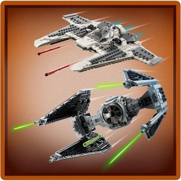 LEGO Star Wars 75348 Мандалорский клыкастый истребитель против СИД