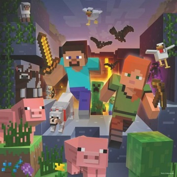 Пазл РАВЕНСБУРГЕР Minecraft 5621 (147 деталей)