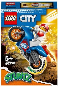 МАЛЕНЬКИЙ ПОДАРОЧНЫЙ НАБОР LEGO CITY STUNZ 60298 «МОТОЦИКЛ-ТРЮК»