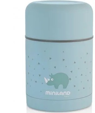 Termos obiadowy oraz na napoje Miniland 0,6 l niebieski T024