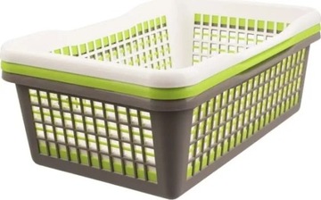 КОРЗИНА-ОРГАНИЗАТОР ПЛАСТИКОВАЯ КОРЗИНА 5,8 Л СМЕСЬ ЦВЕТОВ x 10 шт.