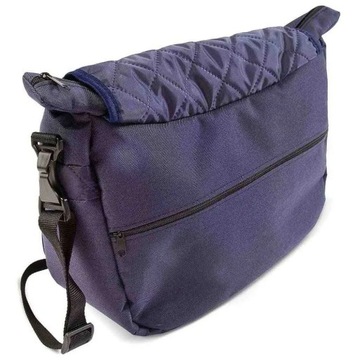 ЧЕРНАЯ СТЕГАНАЯ СУМКА ДЛЯ КОЛЯСКИ ДЛЯ МАМ A MESSAGE BAG