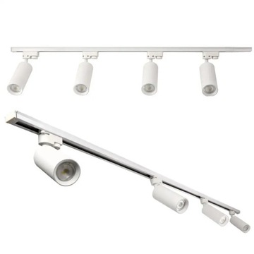 Светодиодный трек, 4 прожектора, рельс GU10, 2 м, трековое освещение