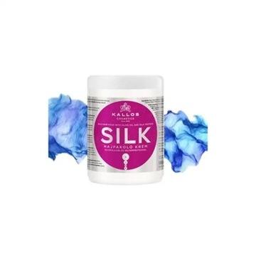 KALLOS SILK Maska do włosów regenerująca jedwab 1l