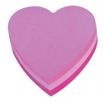 Самоклеющиеся стикеры HEARTS MIX 3 ЦВЕТА 100 листов - РАСПРОДАЖА