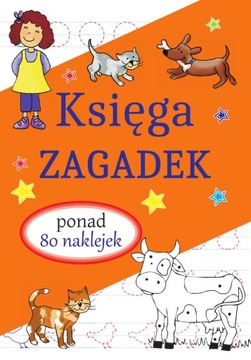 Księga zagadek NAKLEJKI SZLACZKI 3-6 lat