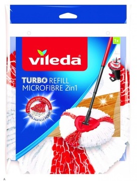 Vileda Turbo 2w 1 Wkład do mopa obrotowego Easy Wring Oryginalny