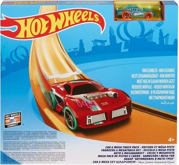 Mega Zestaw Torów Hot Wheels FTL69 Tory Łączniki Autko