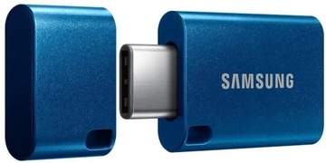 Флэш-накопитель Samsung USB-C 2022, 256 ГБ, USB Type-C, 400 МБ/с, синий