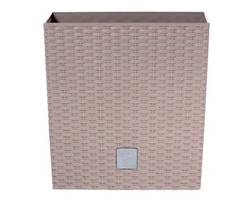 Doniczka rattan DRTS325L Donica + wkład Mocca