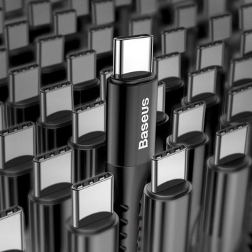 Kabel USB do USB-C sprężynowy Baseus Spring 1m 2A