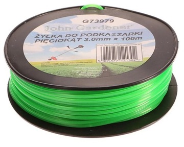 Żyłka tnąca kosy podkaszarki pięciokąt 3,0mm 100m