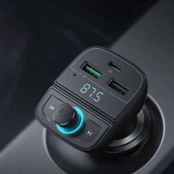 FM-передатчик UGREEN CD229, Bluetooth 5.0, USB QC