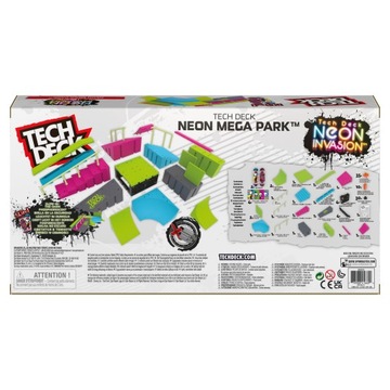 Spin Tech Deck Ramp Neon Mega 6063752 Pud4