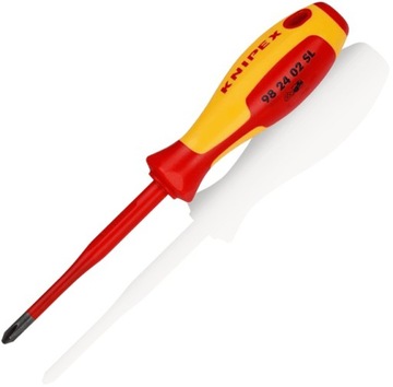 KNIPEX 98 24 02 SL Отвертка SLIM Phillips с изоляцией VDE PH2