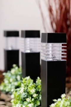 4x садовые лампы светодиодные солнечные наземные лампы садовый столб