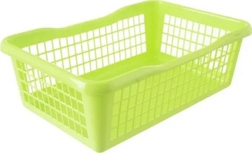 КОРЗИНА-ОРГАНИЗАТОР ПЛАСТИКОВАЯ КОРЗИНА 5,8 Л СМЕСЬ ЦВЕТОВ x 10 шт.