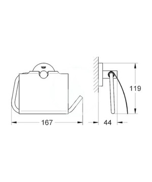 Держатель для бумаг Grohe Essentials