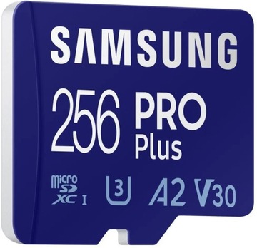КАРТА microSDXC Samsung Pro PLUS 2023 256 ГБ UHS-I U3 + устройство чтения карт памяти