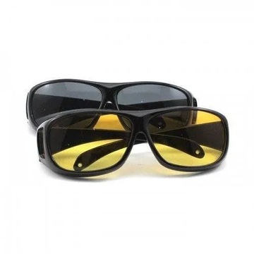 ОЧКИ HD VISION ДЛЯ НОЧНОГО ВОЖДЕНИЯ 2 ШТ. КОМПЛЕКТ НОЧНОЙ АССИГМАТИЗМ