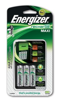 ЗАРЯДНОЕ УСТРОЙСТВО ENERGIZER MAXI + 4AAPOWERPLUS