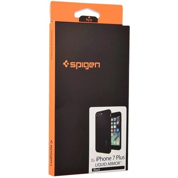 Суперкейс Spigen с накладкой Liquid Air для iPhone 7 Plus/8 Plus, черный